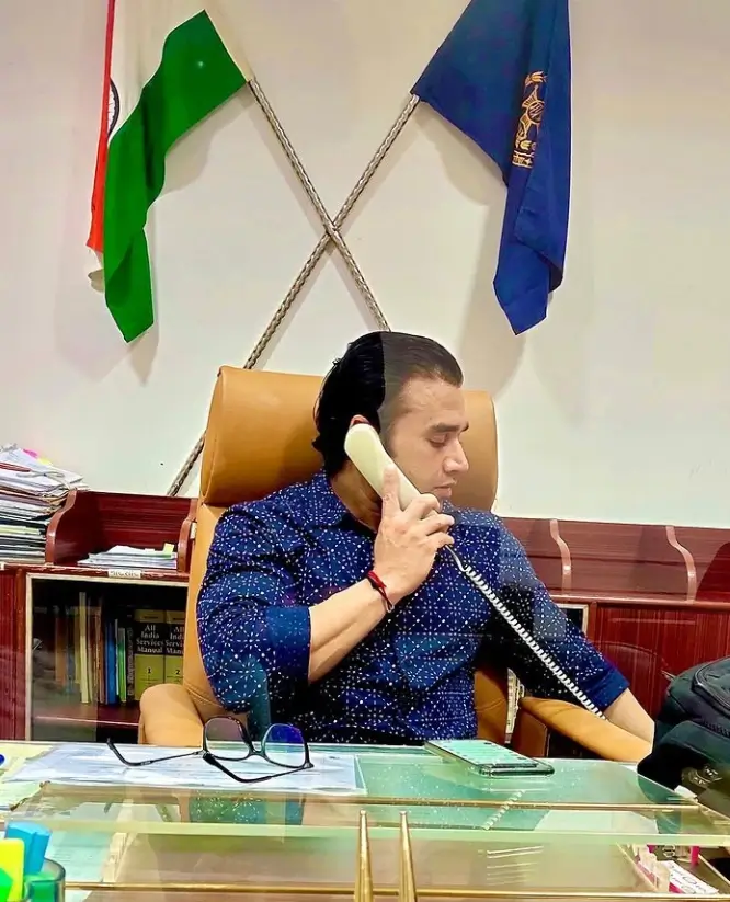 sachin kumar atulkar at his office